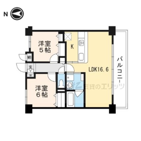 ネオコート上土室の物件間取画像